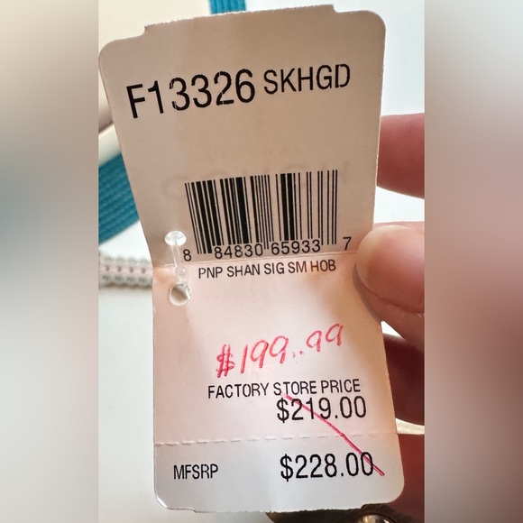 COACH🩷🩷NWT!! Y2K! Coach Beige/White Signature Canvas Penelope Hobo - Picture 5 of 5